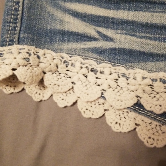 Light blue Crochet shorts - Picture 4 of 4
